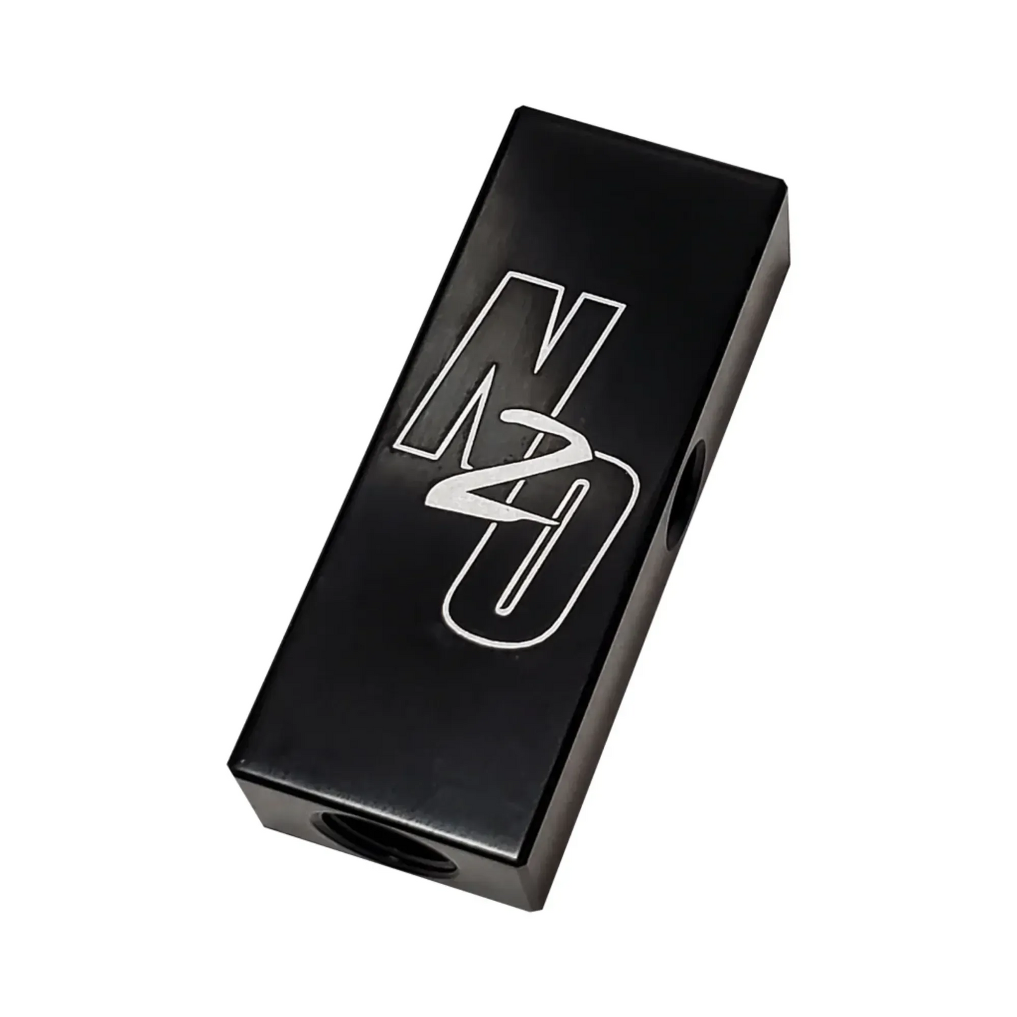 Nitrous Outlet Trident 1 In 4 Out Distribution Block - 1/8" NPT Inlet, 5/16-24" Outlets