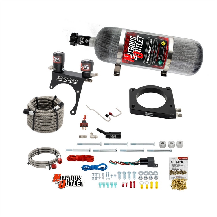 Ford 2018-2023 F-150, Gen 3 Coyote Truck Plate System - Gas/E85 (5-55psi)(50-200HP)(12lb Bottle)