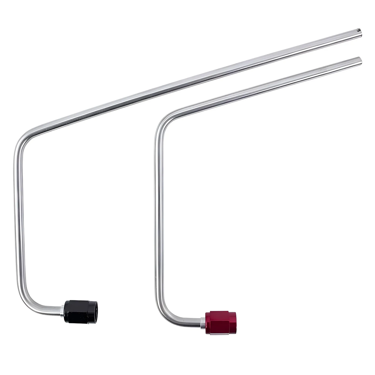 Nitrous Outlet GM Holley Hi-Ram 90mm Throttle Body Hardline Kit - Solenoids To Plate