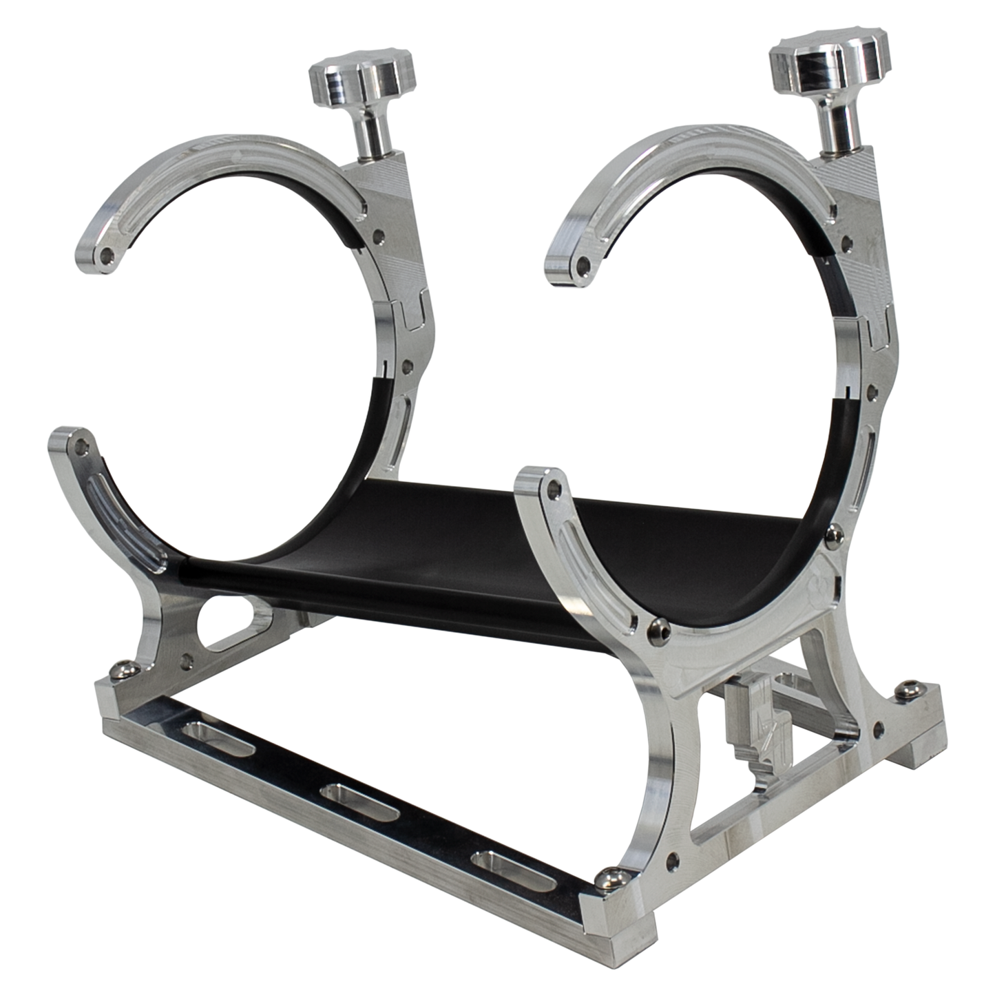 Nitrous Outlet Single Billet Automatic Heated Horizontal Mount Bottle Bracket - 10lb/15lb/6AN