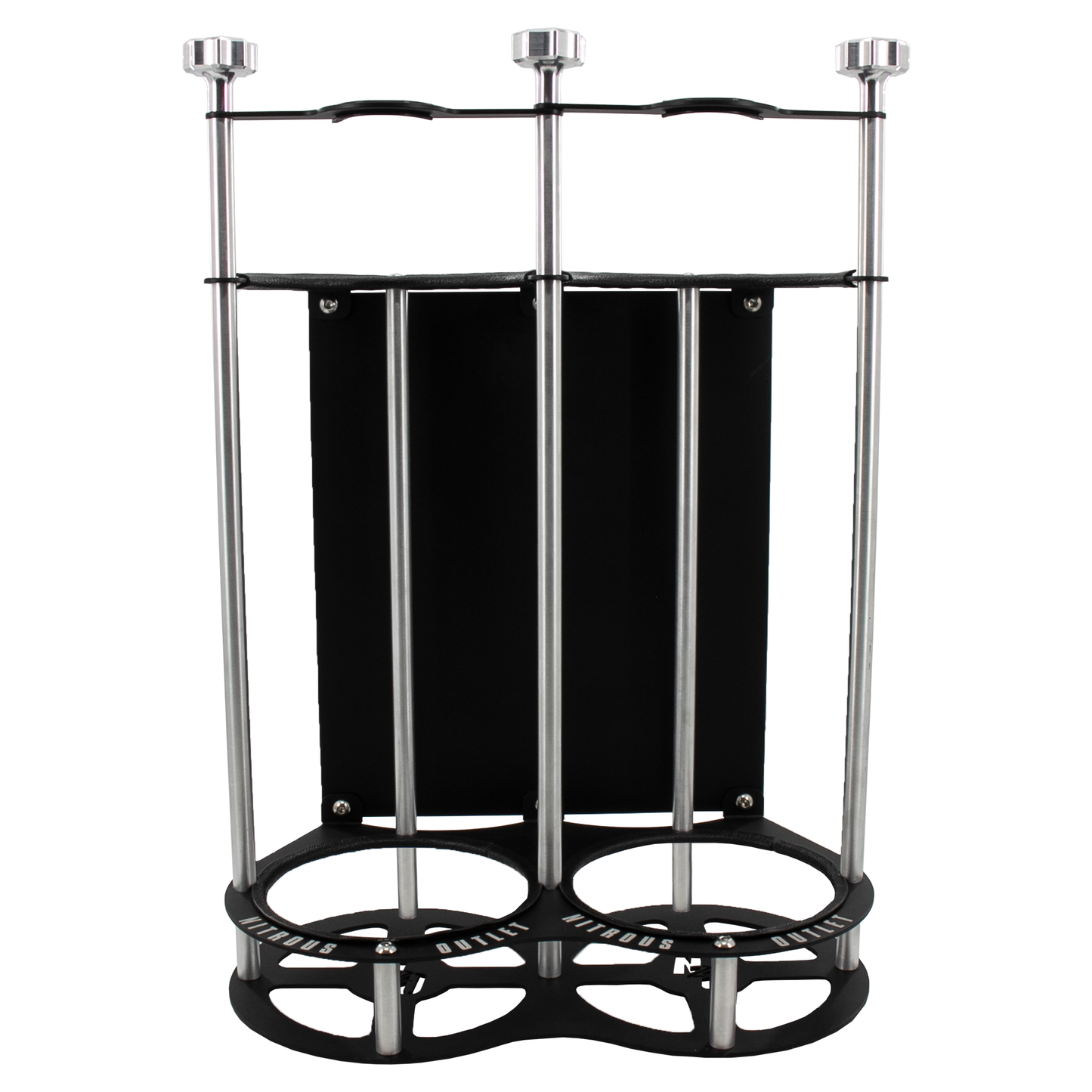 Nitrous Outlet Race-Light Dual 15lb Bottle Bracket with Roll Bar Mount - 1-1/4" Bar