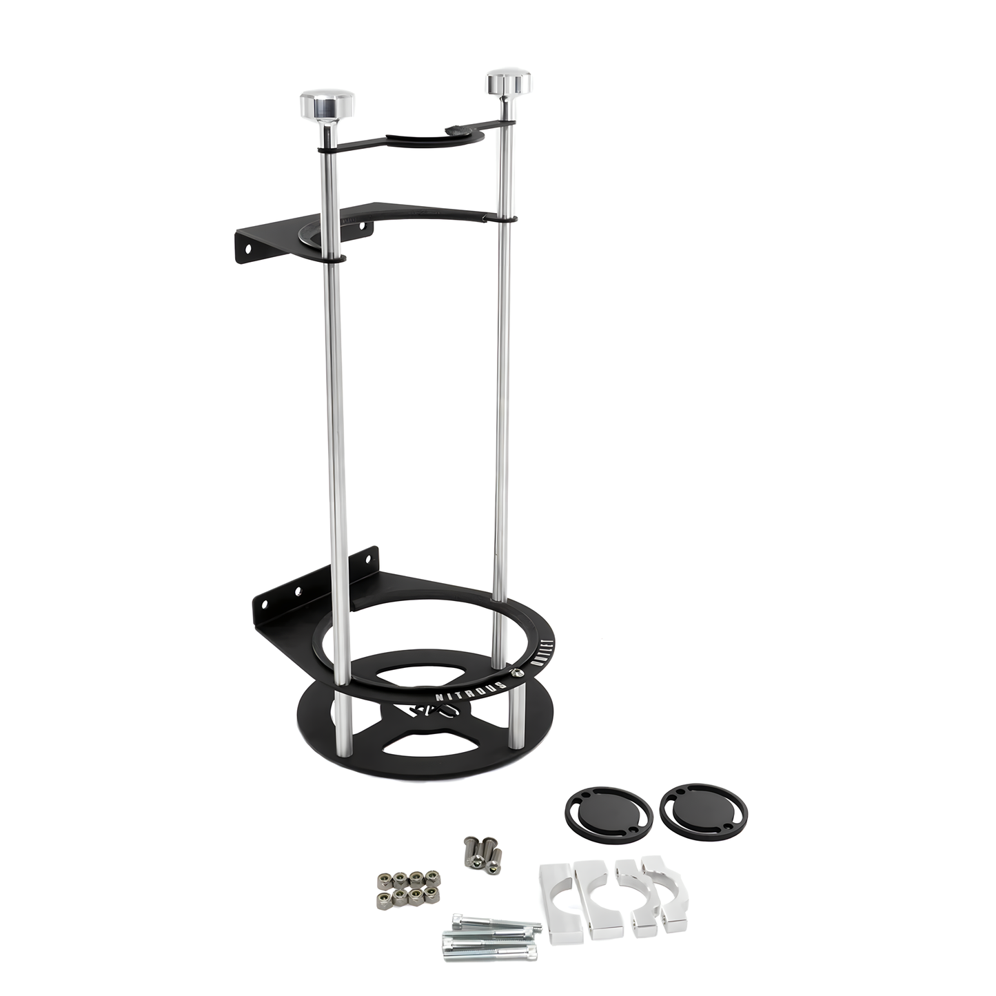 Nitrous Outlet Race-Light Single 20lb Bottle Bracket with Roll Bar Mount - 1-5/8" Bar