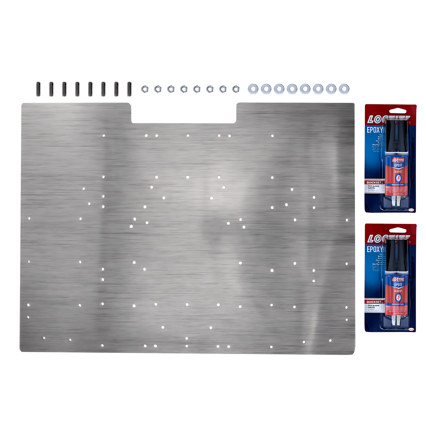 Nitrous Outlet GM 2005-2013 C6 Corvette Bottle Bracket Mounting Plate - Mounts One Or Two Bottles On Front Rear Hatch Floor