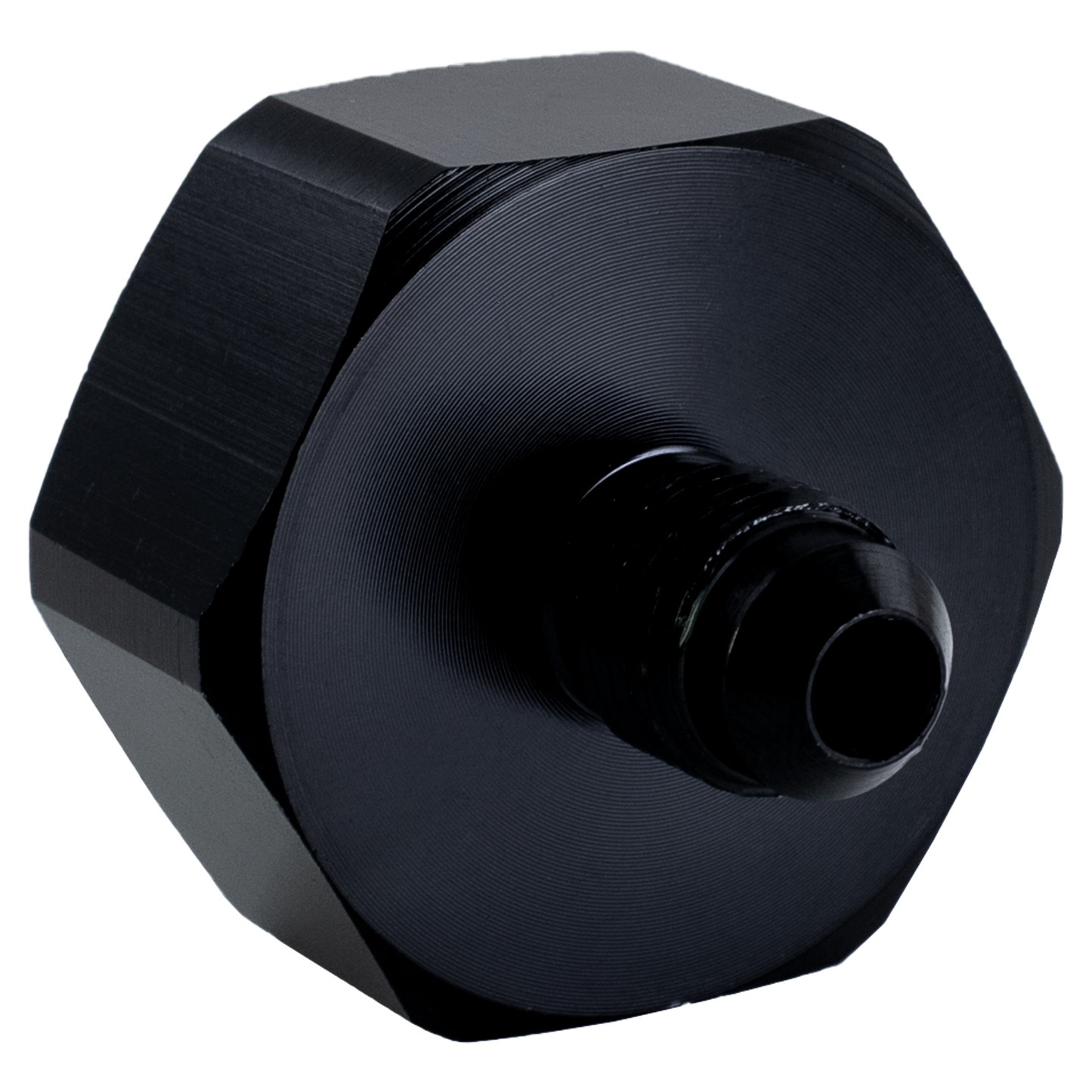 Nitrous Outlet 4AN Bottle Valve Nut & Gasket - CGA 660/Black