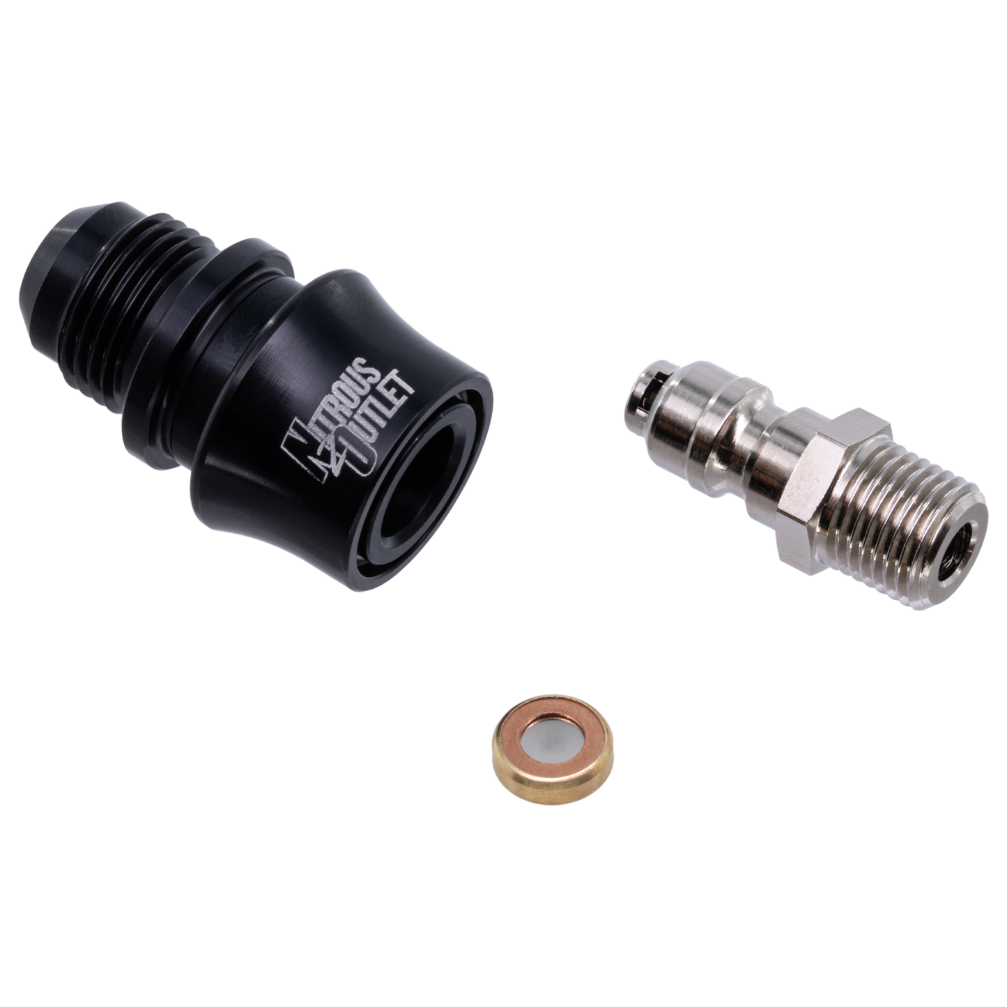 Nitrous Outlet Quick Release Bottle Valve Pressure Relief Stem & Socket - 3000 psi Rupture Disk