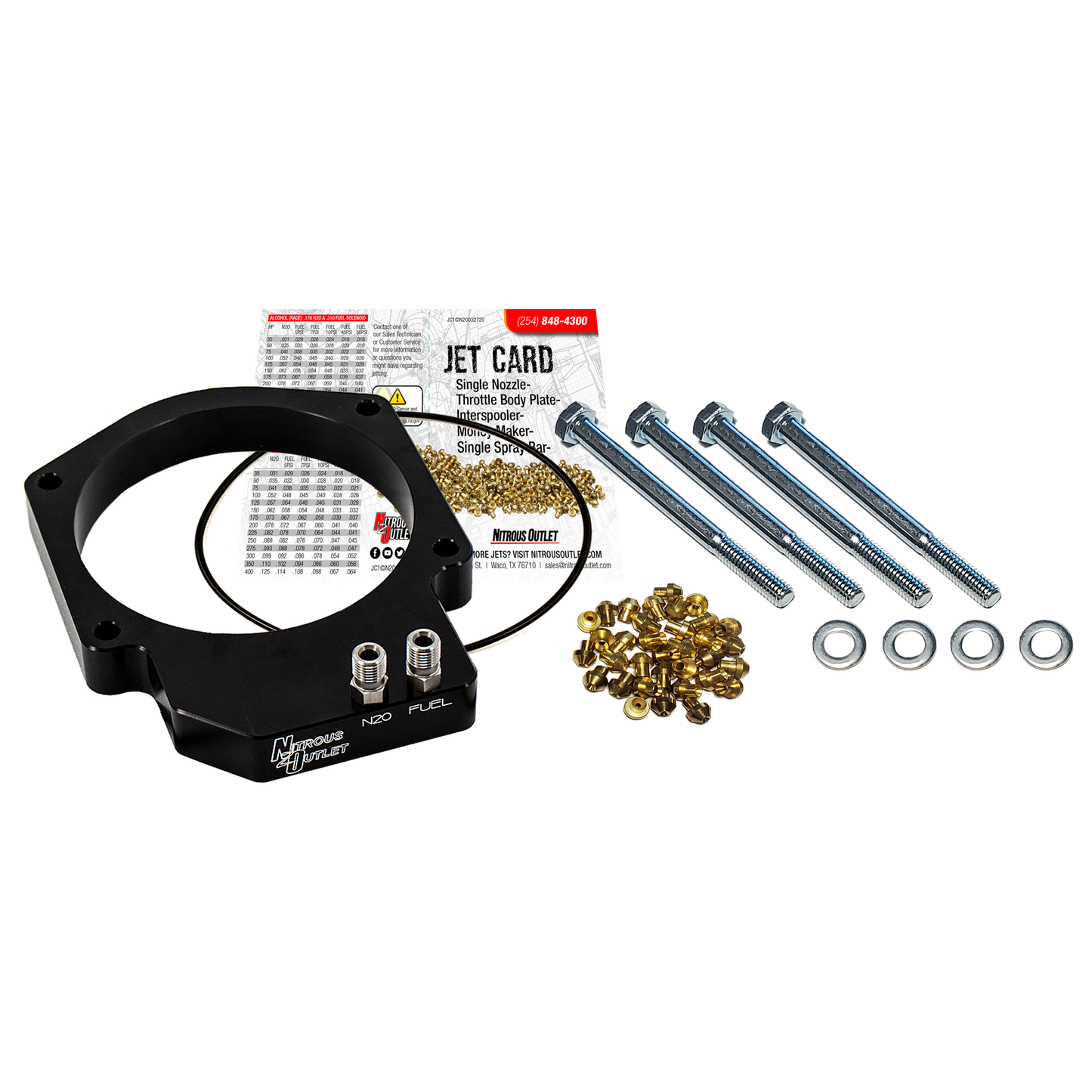 Nitrous Outlet GM LT4 2016-2019 CTS-V3, 2017-2021 ZL1 Camaro 103mm Plate Conversion (50-200HP)