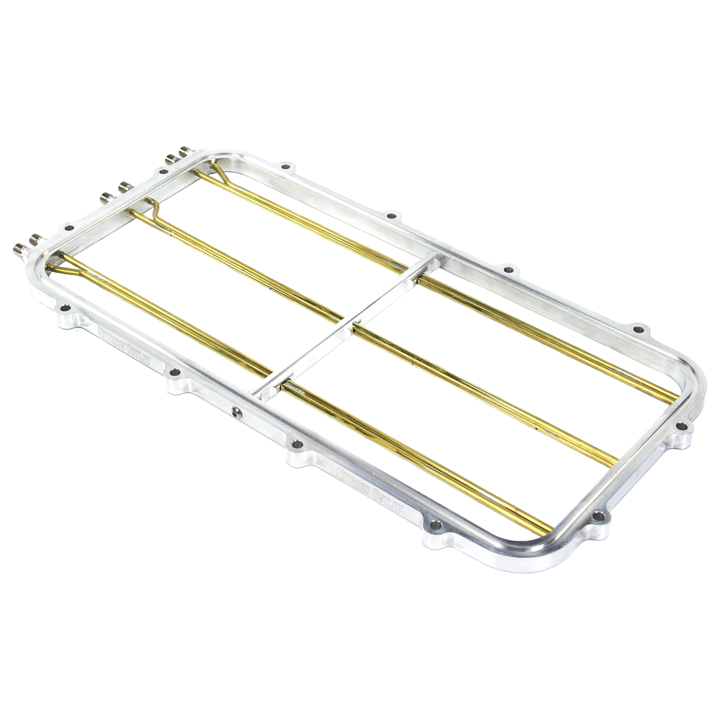 Nitrous Outlet GM LSX Holley Hi-Ram Dual Stage Mid Spacer Plate Conversion (100-300HP)