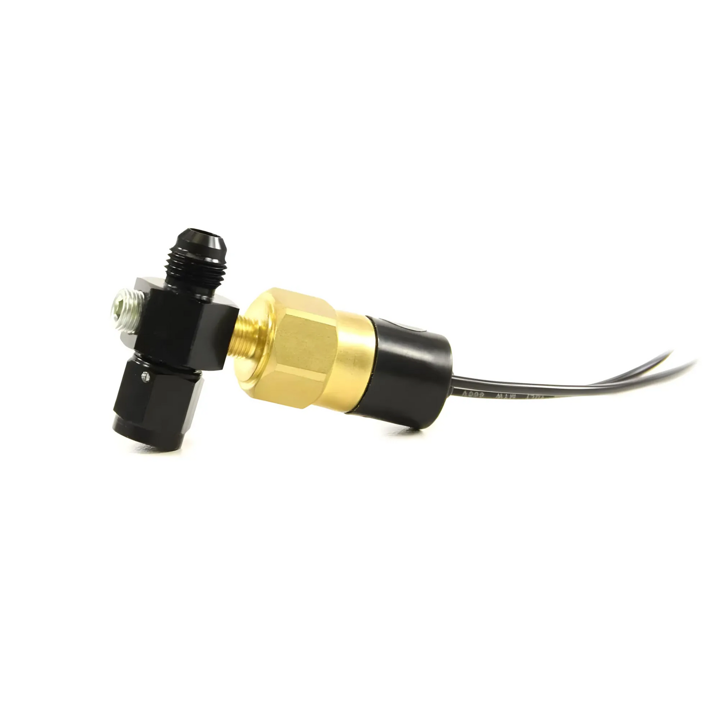 Nitrous Outlet Fuel Pressure Safety Switch - 6AN Manifold/Low Pressure/Preset 5 psi/Adjustable 1.5-20 psi.