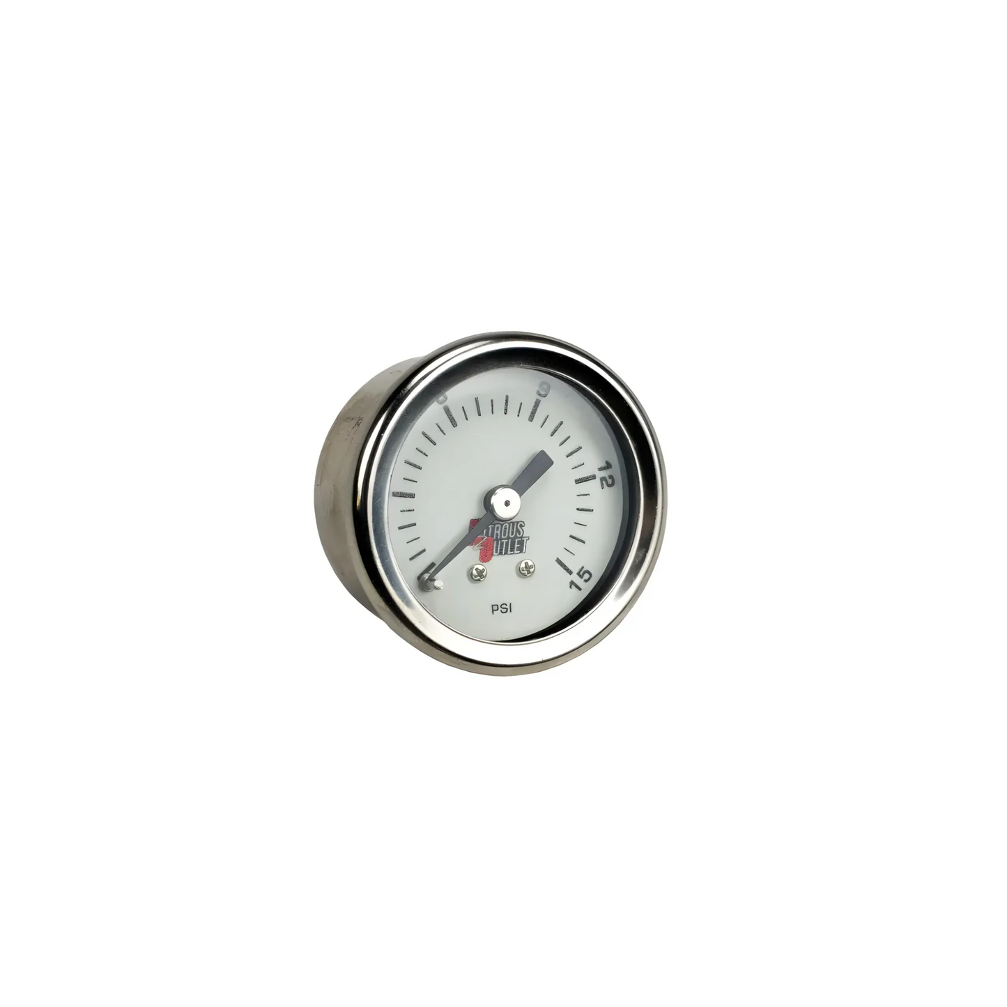 Nitrous Outlet Luminescent Fuel Pressure Gauge (0-15 psi)