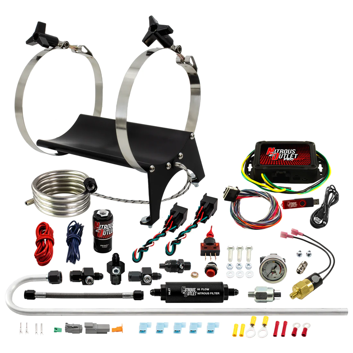 Nitrous Outlet Ultimate Nitrous Accessory Package - ProMax - Low Fuel Pressure/4AN