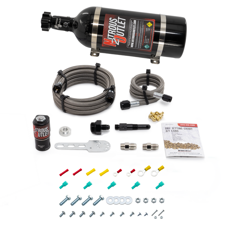 Dry Single Nozzle Boost-N-Juice System (35-200 HP) (5lb Bottle)