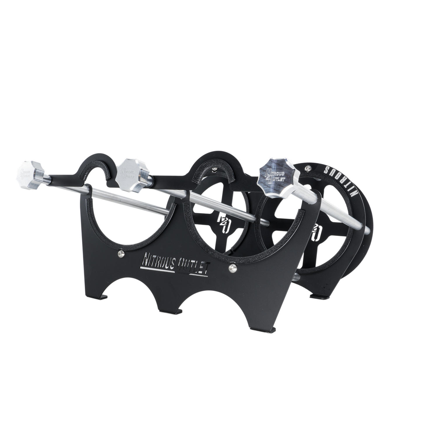 Nitrous Outlet Race-Light Dual 10lb Bottle Bracket - Horizontal