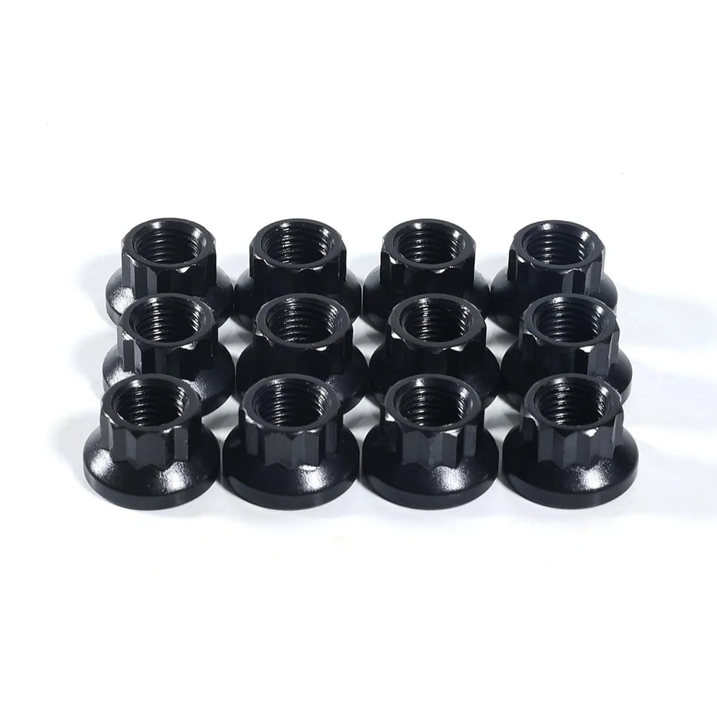 Nuts – N0902 12-Point Nuts 8mm x 1.00, Socket Size 10mm x 12 pcs