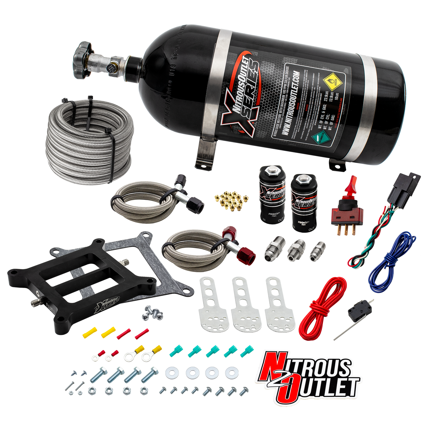 X-Series Weekend Warrior 4150 Plate System - Gas/E85 (5-55psi)(50-200 HP)