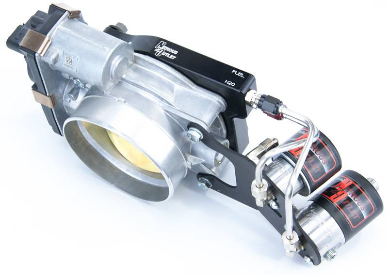 Nitrous Outlet GM 2012-2015 Camaro ZL1 Hard-line Plate System - Gas/E85 (5-55psi)(50-200HP)(12lb Bottle)