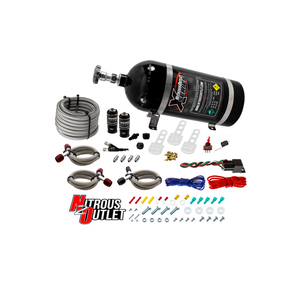 X-Series GM EFI Single Nozzle System - Gas/E85 (5-55psi)(35-200HP)