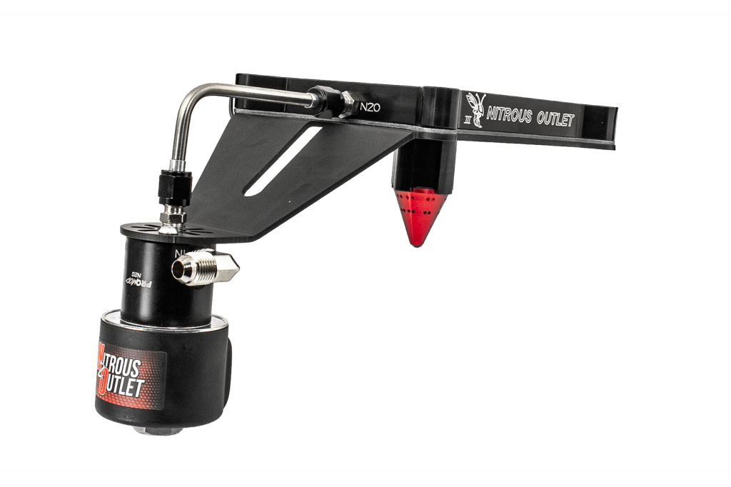 Nitrous Outlet 4150 Stinger 3 Dry Race Solenoid Forward Conversion Kit - Hard-line/.178 Trashcan Solenoid Nitrous Solenoid/Deep Break Solenoid Bracket/Solenoids Mount Upside Down - (50-600 HP)