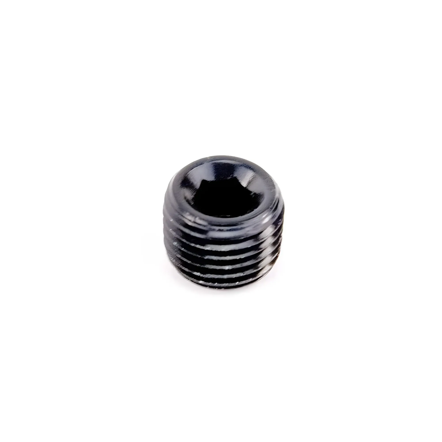 Nitrous Outlet 1/4" NPT Hex Plug (Black)