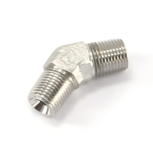 Nitrous Outlet 1/8" NPT x 1/8" NPT 45 Degree Fitting - Male /Male