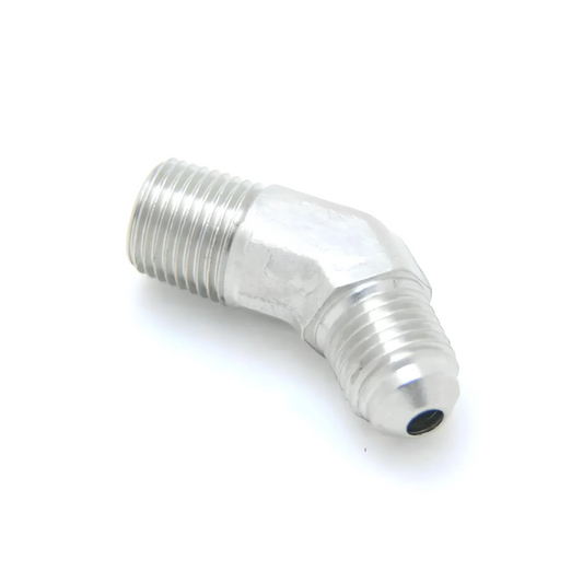 Nitrous Outlet 1/8" NPT x 3AN 45 Degree Fitting - Male /Male