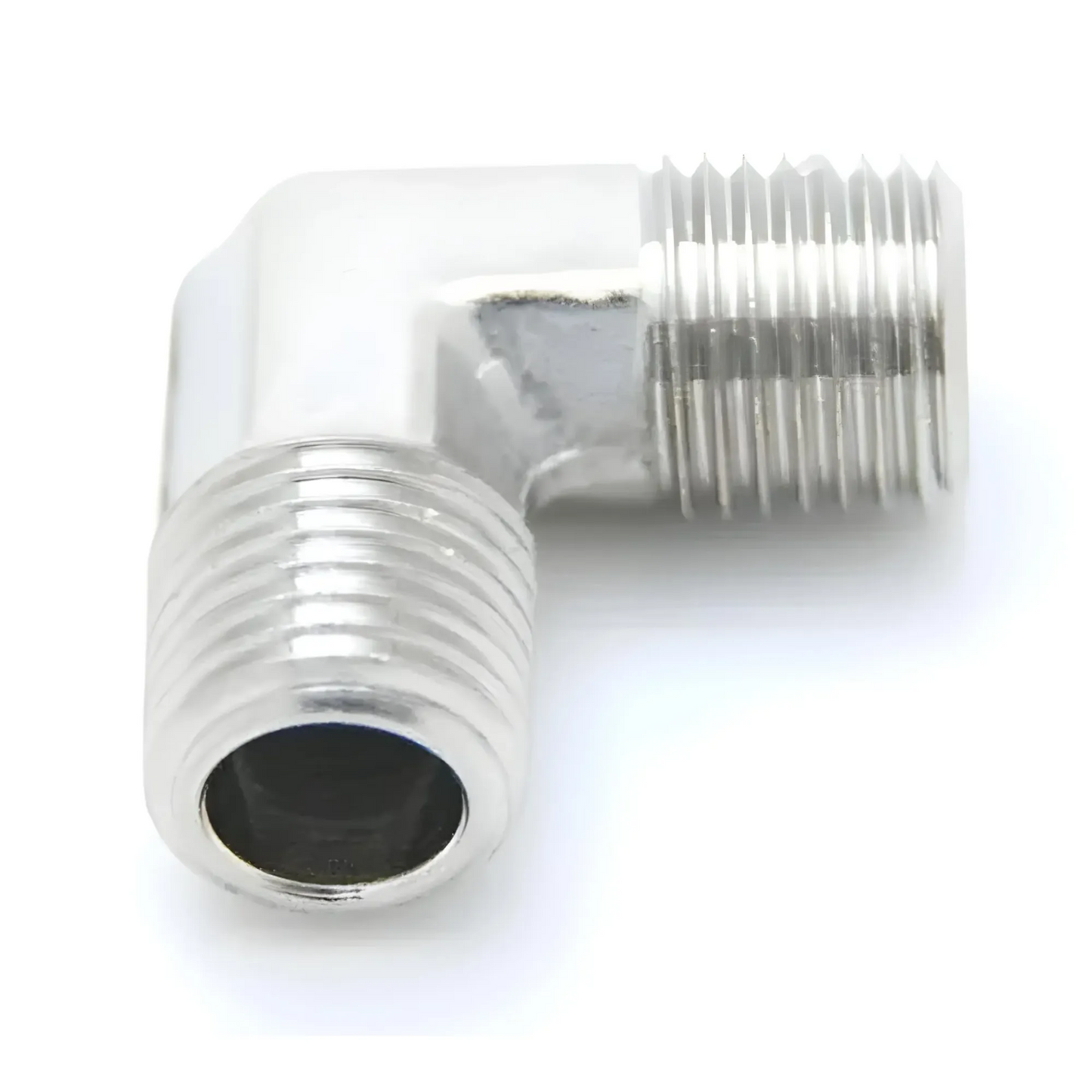Nitrous Outlet 1/4" NPT x 1/4" NPT 90 Degree Fitting - Male/Male