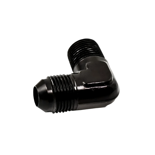 Nitrous Outlet 3/8'' NPT 90 Degree Male To 8AN Male Adapter