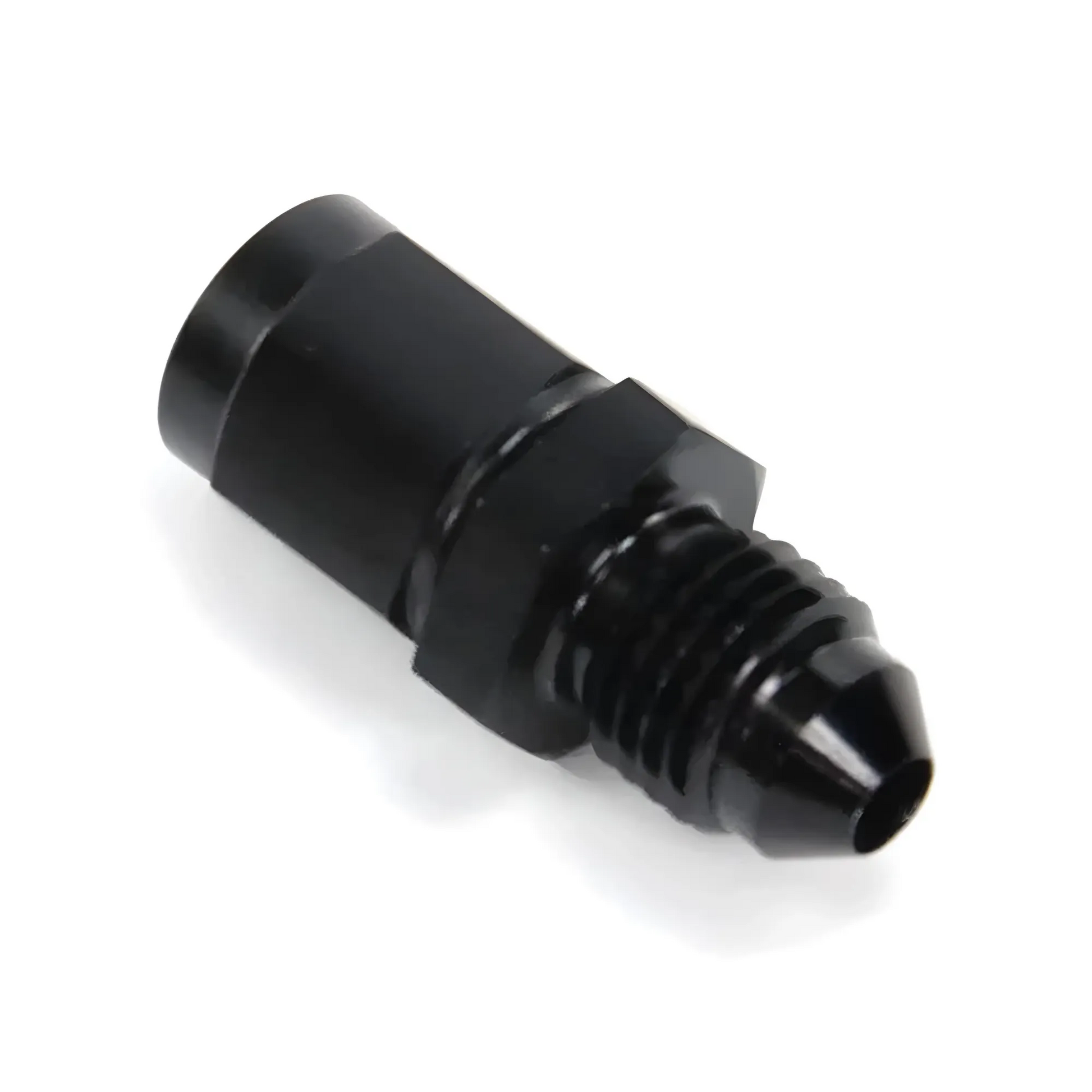 Nitrous Outlet 3AN Swivel x 4AN Expander Straight Fitting - Female/Male (BLACK)