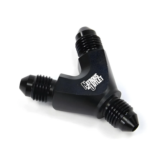 Nitrous Outlet 3AN x 3AN x 3AN Y Fitting - Male/Male/Male