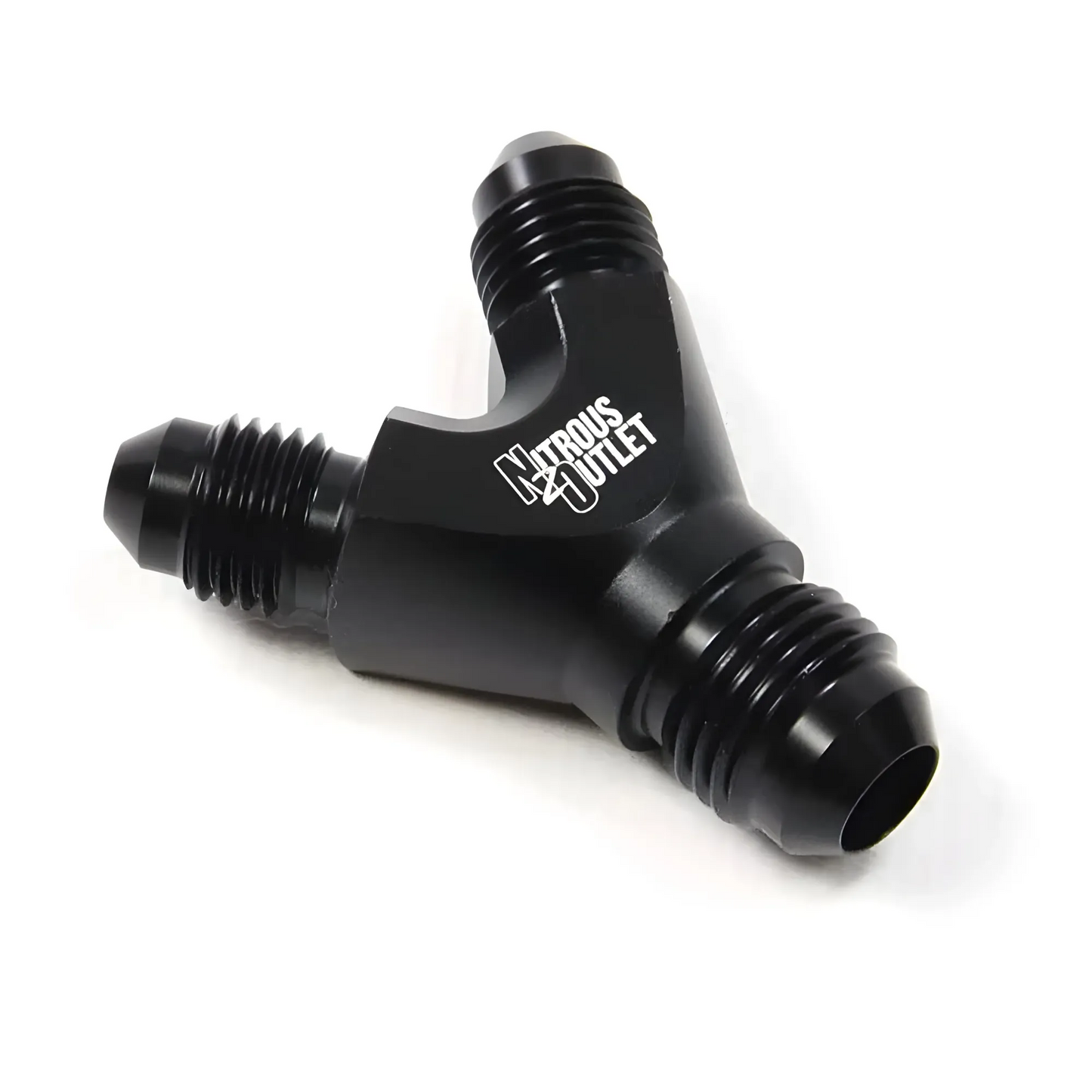Nitrous Outlet 6AN x 4AN x 4AN Y Fitting - Male/Male/Male