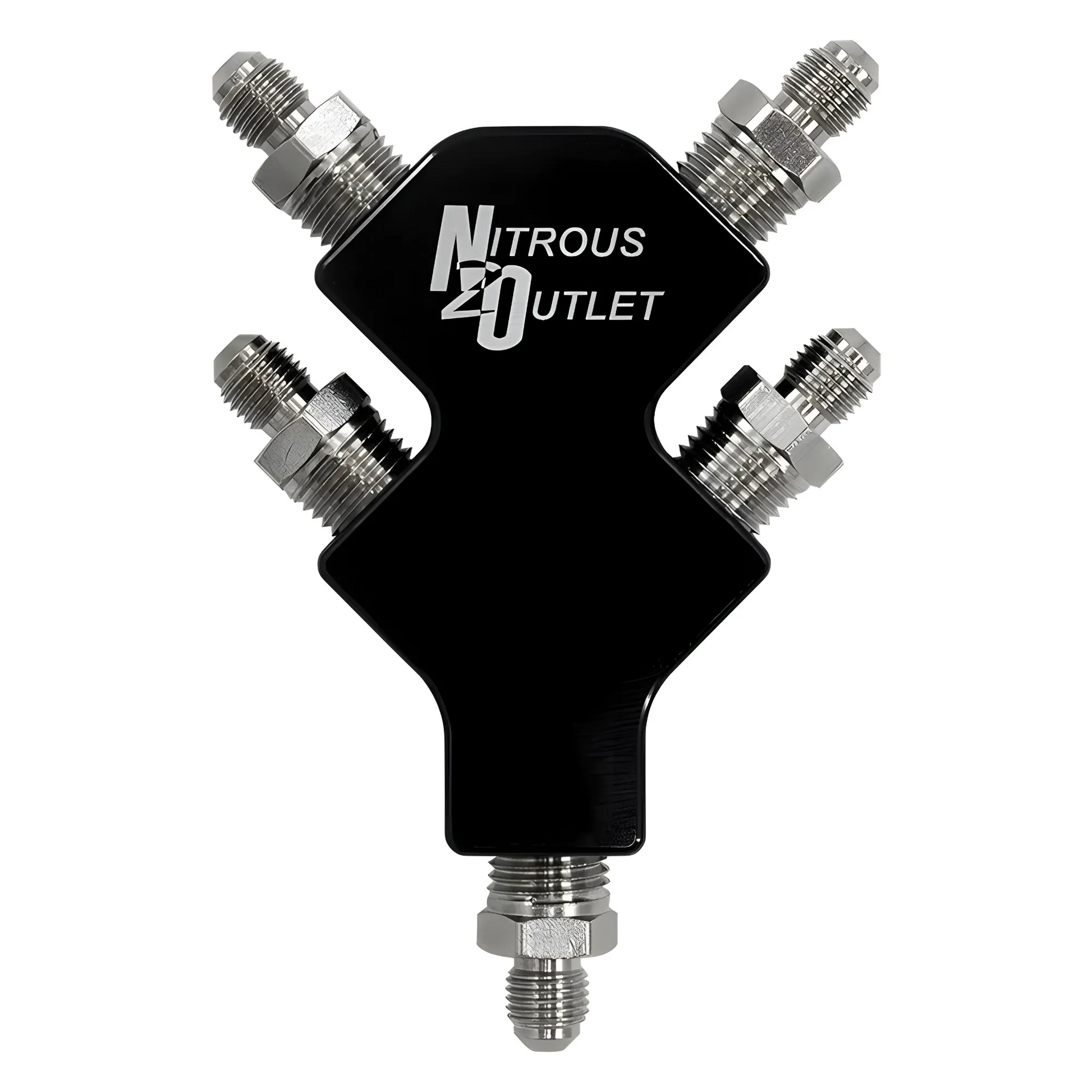 Nitrous Outlet 4-Way 3AN High Flow Stacked Y Distribution Block