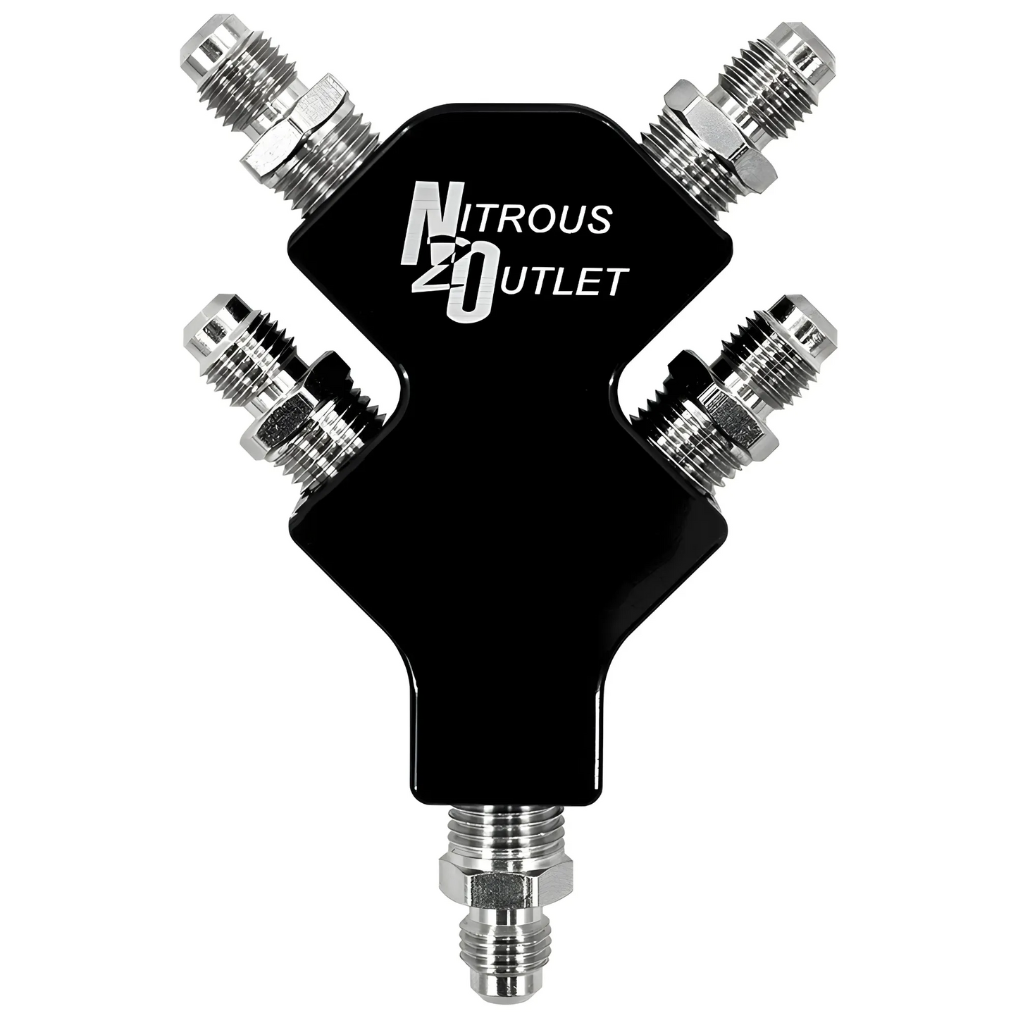 Nitrous Outlet 4-Way 4AN High Flow Stacked Y Distribution Block