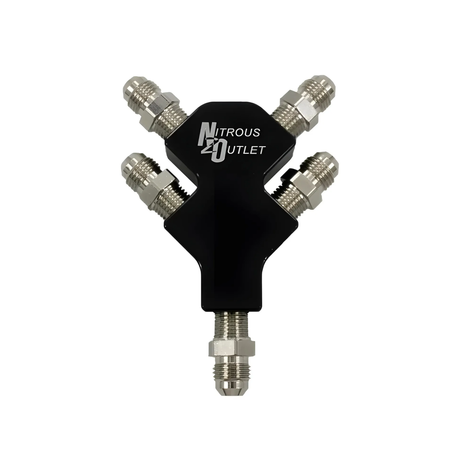 Nitrous Outlet 4-Way 6AN High Flow Stacked Y Distribution Block
