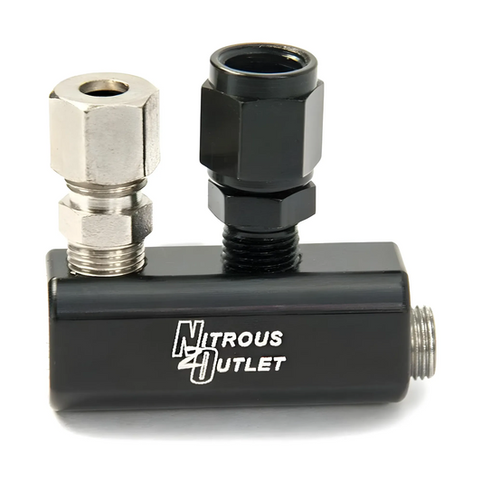 Nitrous Outlet GM/Pontiac/Cadillac LSX Shrader Valve Fuel Adapter Kit - 1998-2002 Camaro/Firebird /2010-2015 Camaro/2008-2009 G8/2004-2007 CTS-V