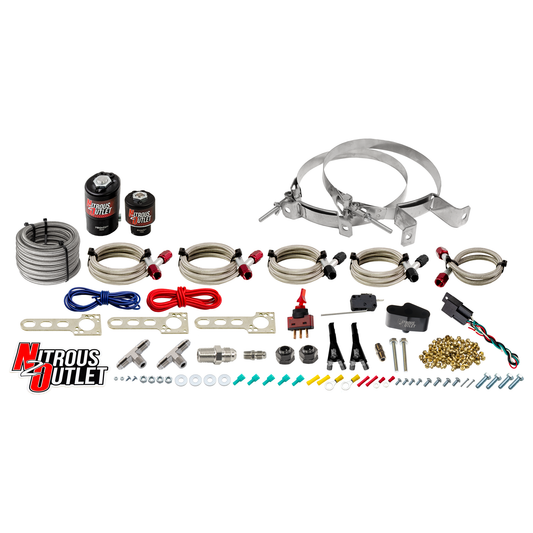 Nitrous Outlet Nissan 2009-2020 370Z Dual Nozzle System - Gas/E85 (5-55psi)(70-200HP)(No Bottle)