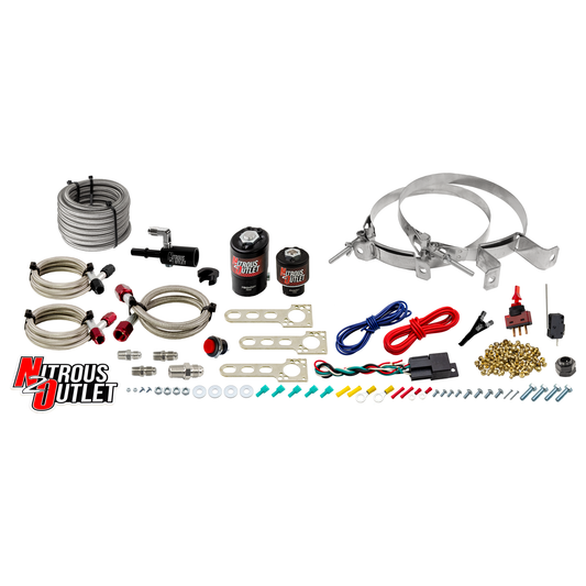 Nitrous Outlet Ford 2011-2015 Mustang 5.0, F-150 EFI Single Nozzle System - Gas/E85 (5-55psi)(35-200HP)(No Bottle)