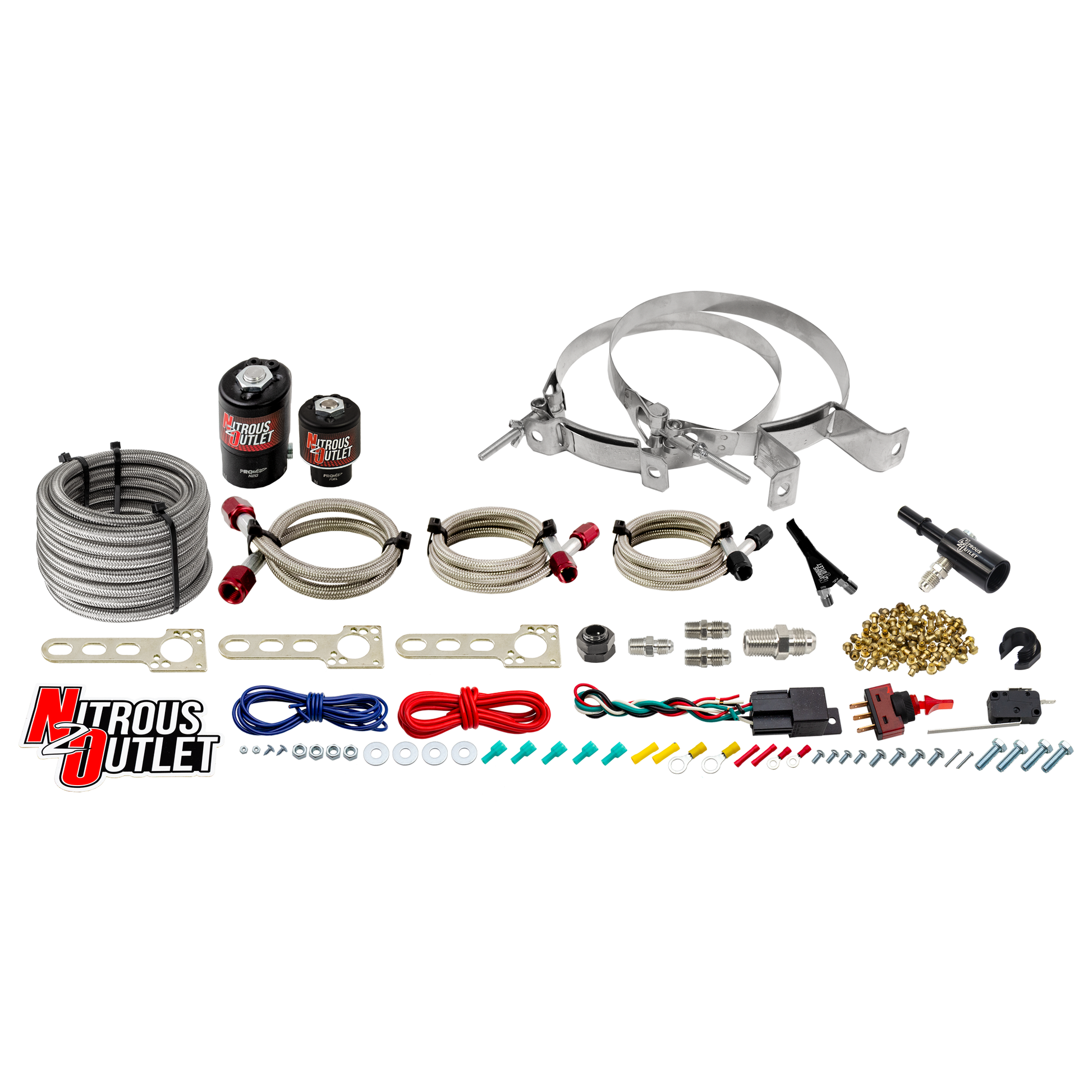 Nitrous Outlet Dodge 4.7/5.7/6.1 EFI Single Nozzle System - Gas/E85 (5-55psi)(35-200HP)(No Bottle)