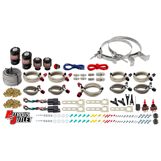 Nitrous Outlet Dodge EFI Dual Stage Single Nozzle System - Gas/E85 (5-55psi)(35-200HP)(No Bottle)
