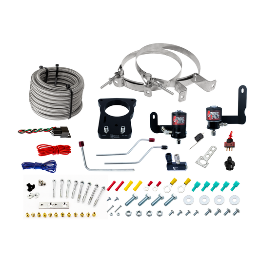 Nitrous Outlet Pontiac 78mm 2004 GTO Hard-line Plate System - Gas/E85 (5-55psi)(50-200HP)(No Bottle)