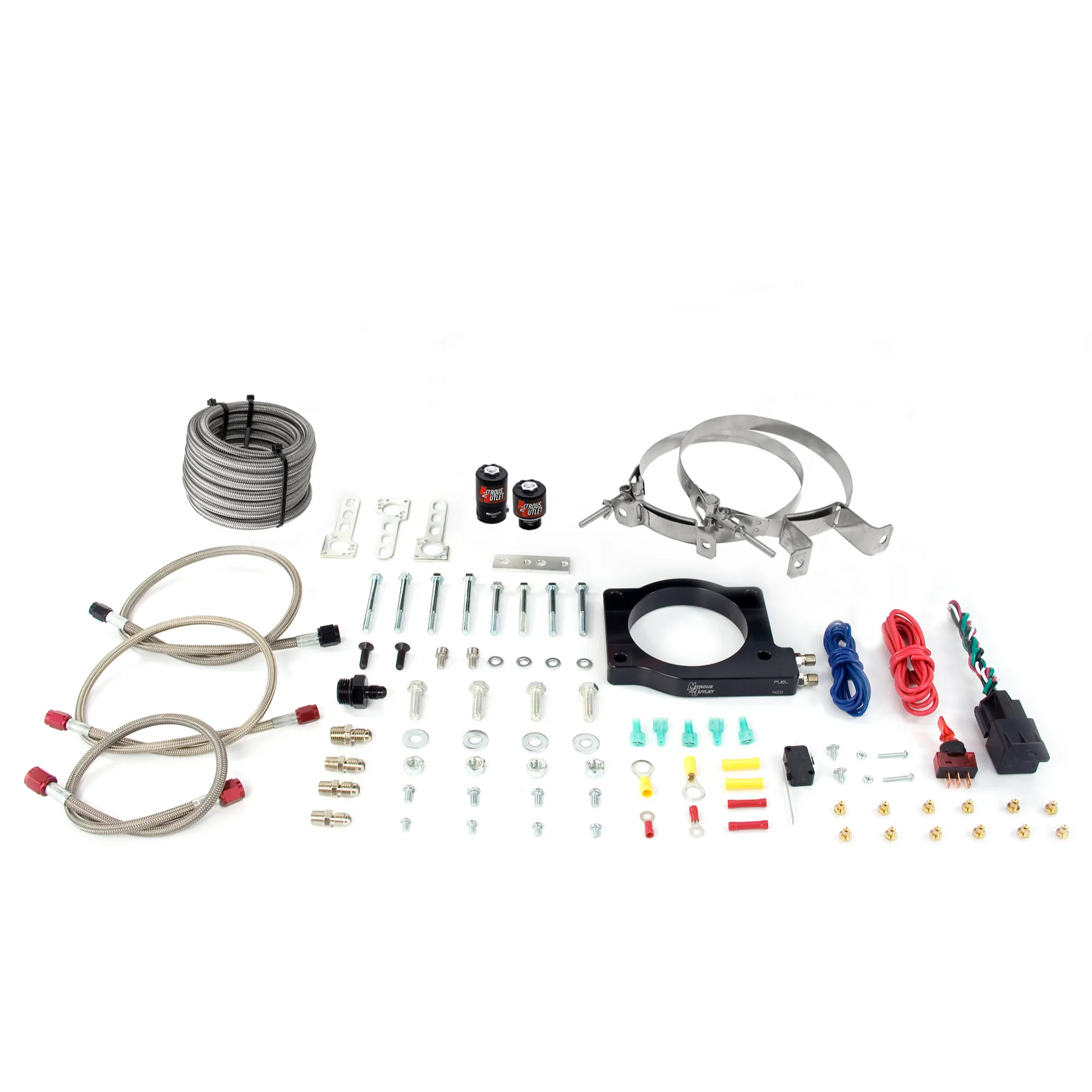 Nitrous Outlet GM 90mm MagnaCharger Plate System - Gas/E85 (5-55psi)(50-200HP)(No Bottle)