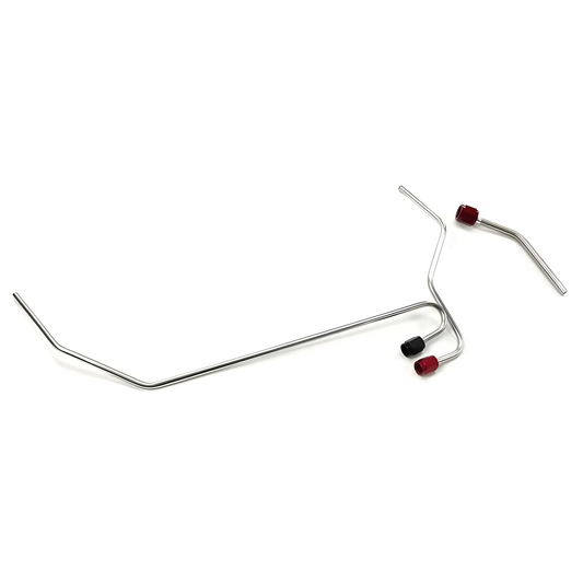 Nitrous Outlet GM 102mm MSD LS7 Atomic AirForce Hard-line kit - Solenoids To Plate, Fuel Adapter To Solenoid