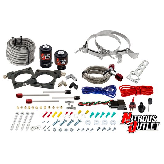 Nitrous Outlet Dodge 1992-2002 Viper Hard-line Plate System - Gas/E85 (5-55psi)(70-200HP)(No Bottle)