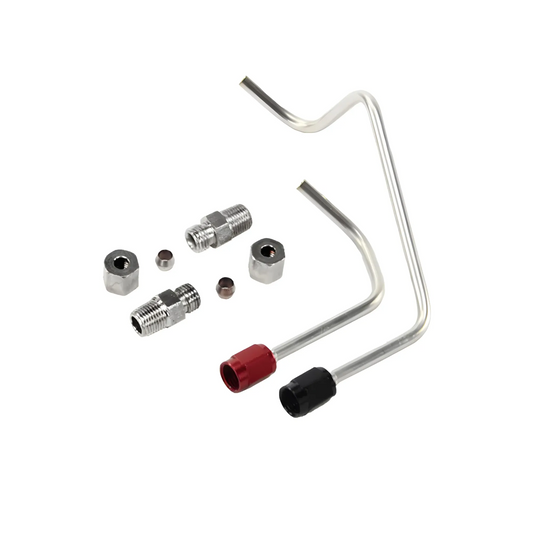 Nitrous Outlet Dodge 2011-2019 Challenger/Charger/SRT8 Jeep/2018-2019 Durango 6.4L Hemi Hardline Kit - Solenoids To Plate