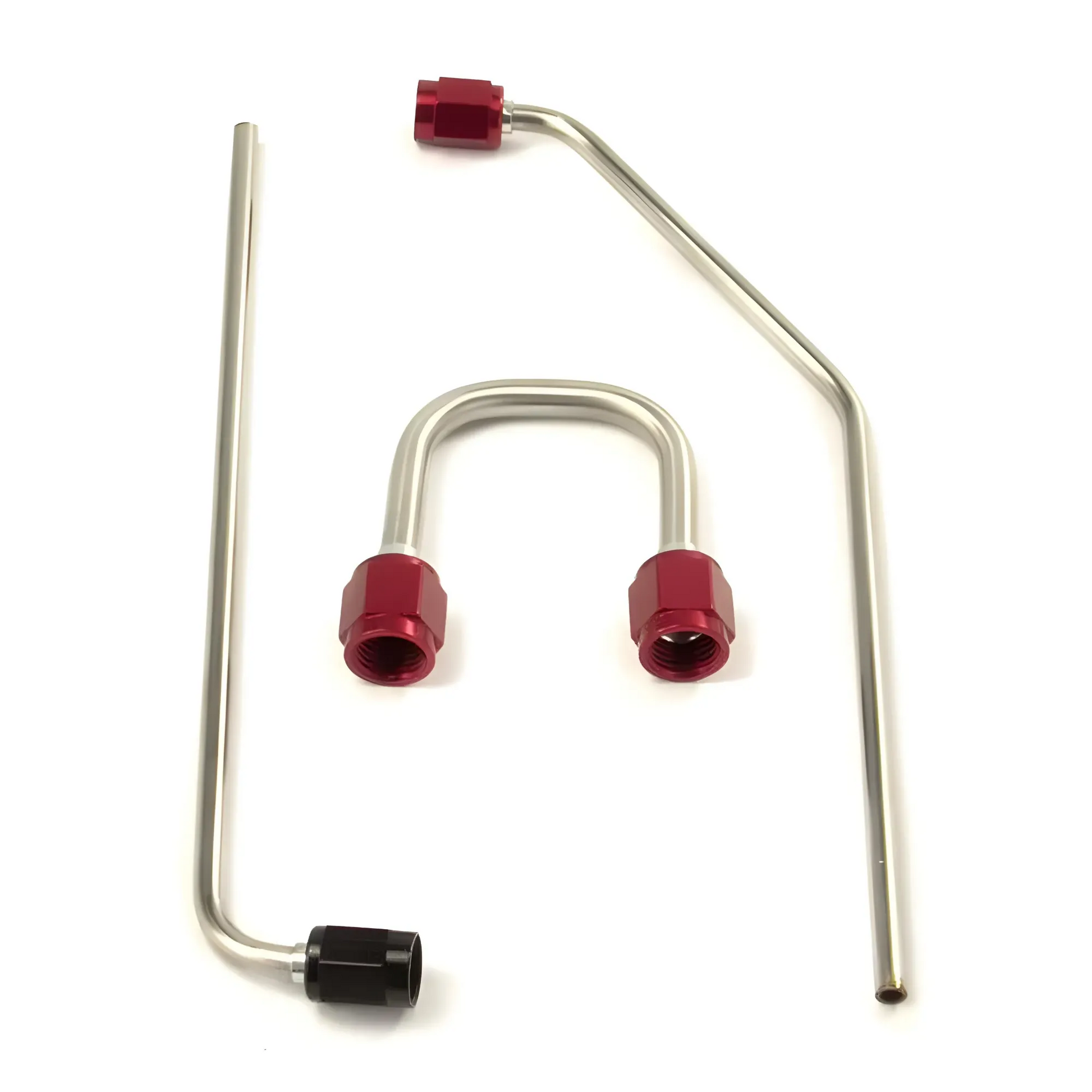 Nitrous Outlet Ford 2005-2010 4.6L 3V Mustang Hard-line Kit - Solenoids To Plate, Fuel Adapter To Solenoid