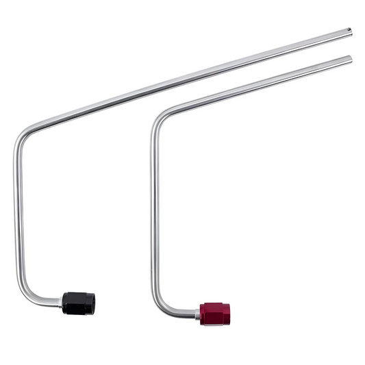 Nitrous Outlet GM Holley Hi-Ram 90mm Throttle Body Hardline Kit - Solenoids To Plate