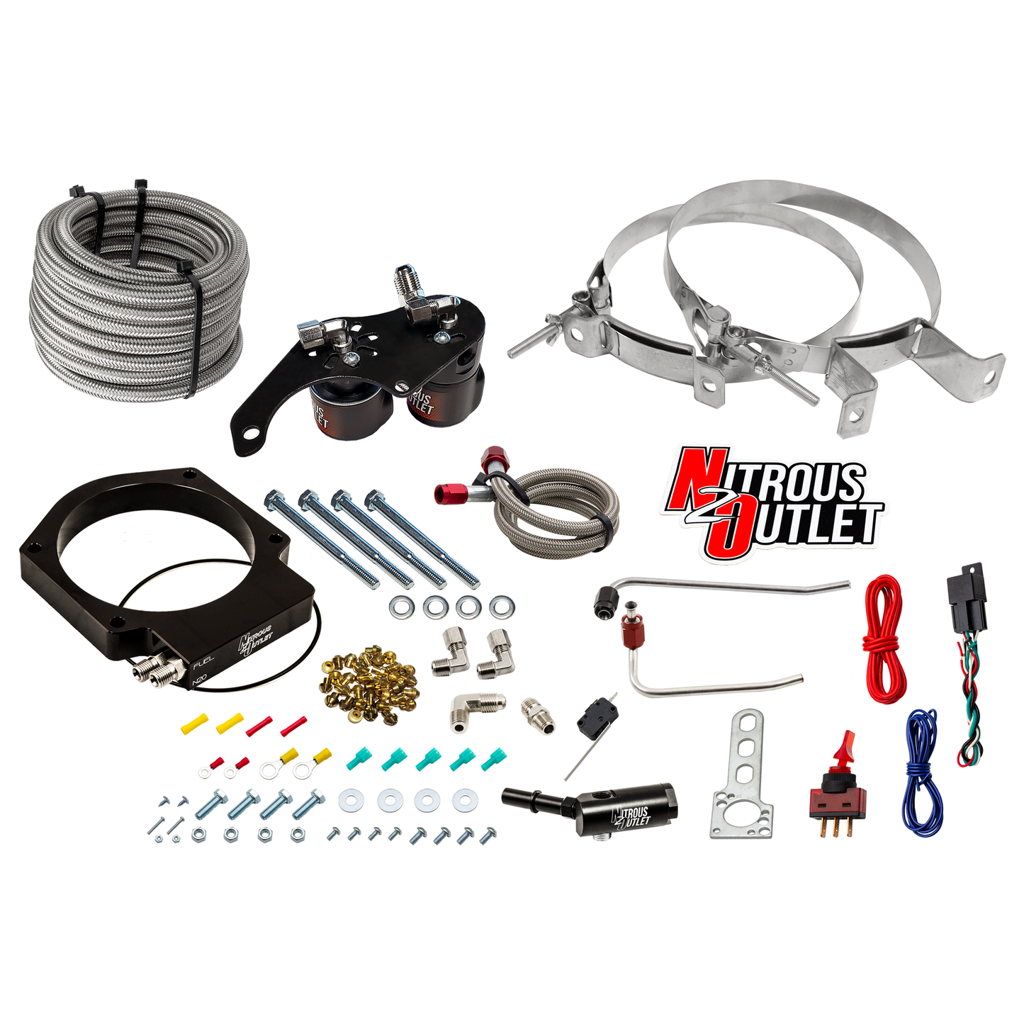 Nitrous Outlet GM LT4 2015-2019 Z06 Corvette 103mm Throttle Body Plate System - Gas/E85 (5-55 psi)(50-200hp)(No Bottle)