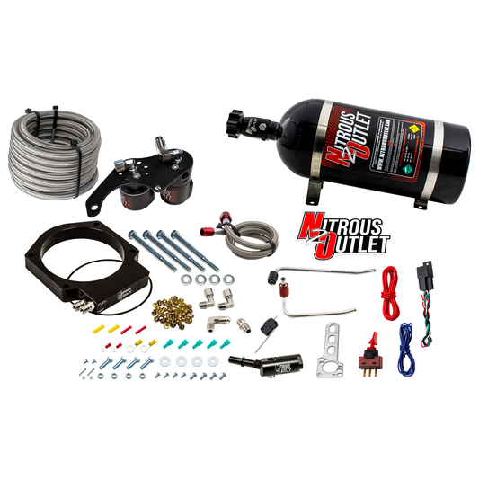 Nitrous Outlet GM LT4 2015-2019 Z06 Corvette 103mm Throttle Body Plate System - Gas/E85 (5-55 psi)(50-200hp)(10LB Bottle)