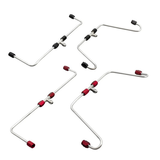 Nitrous Outlet 5.7, 6.1, & 6.4 2008-2021 Eagle & Apache Head, 2015-2023 6.2L Hellcat Blower Spacer Plate System Hard-Lines