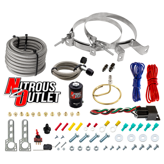Nitrous Outlet Universal EFI Dry Small Distribution Ring System (35-200HP)(No Bottle)