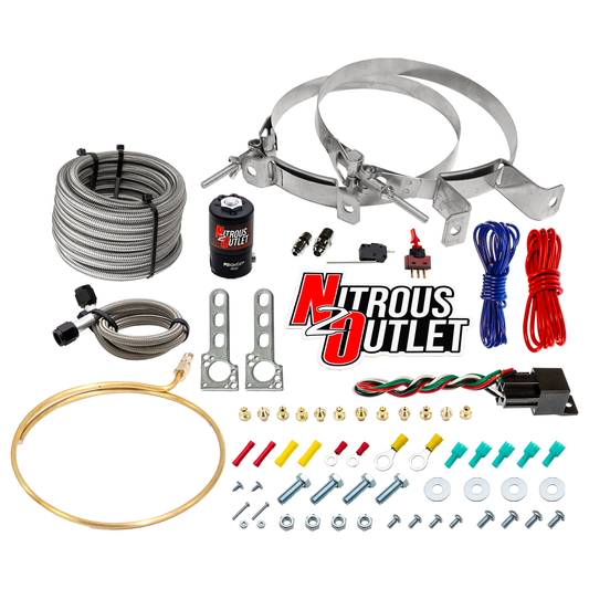 Nitrous Outlet Universal EFI Dry Large Distribution Ring System (35-200HP)(No Bottle)