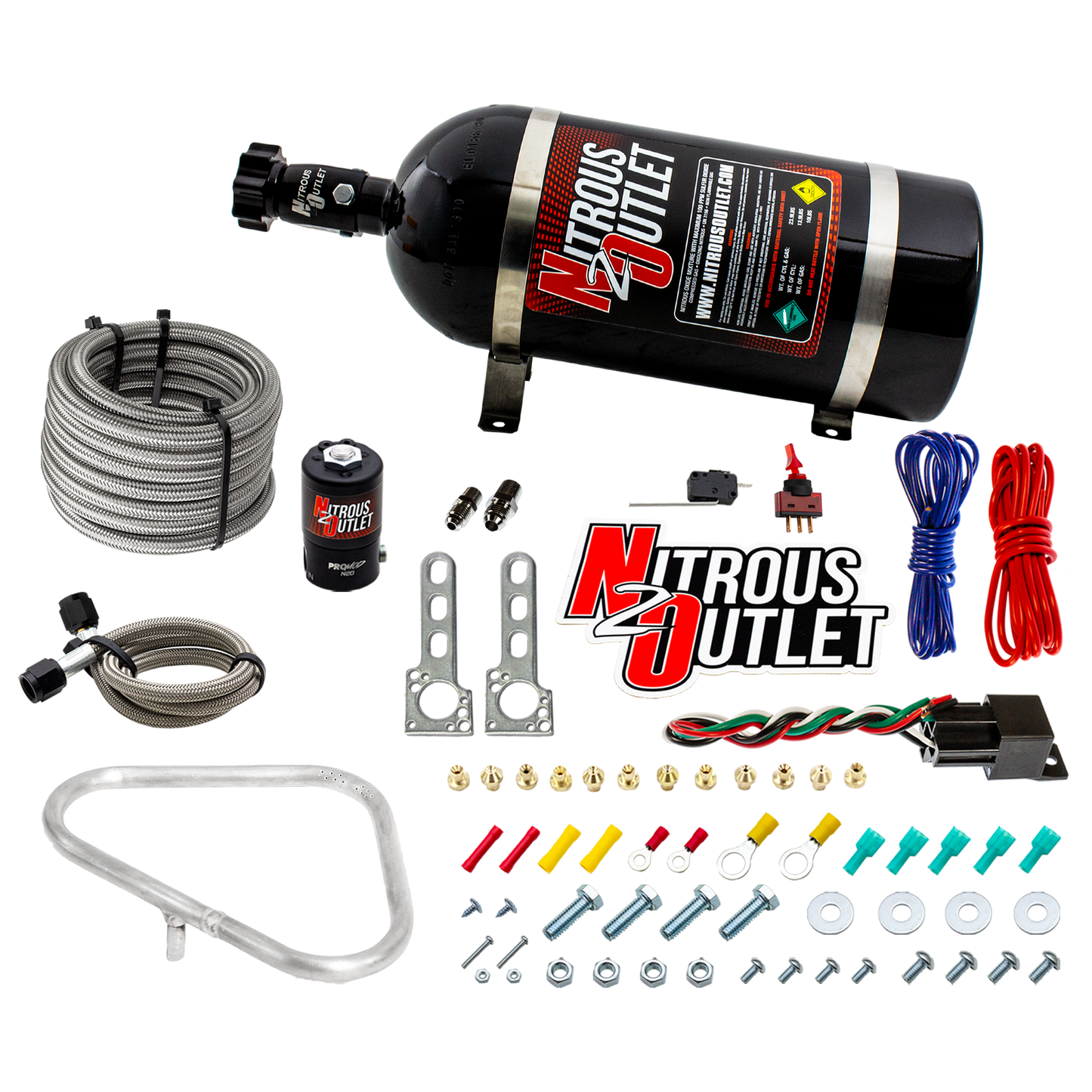 Nitrous Outlet Pontiac 2004-2006 GTO Dry Halo System (35-200HP)(10lb Bottle)